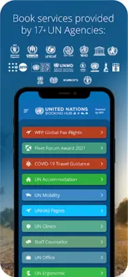 UN Booking Hub android App screenshot 2